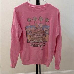 Kids, Abercrombie size 13/14The Beach Boys Pink Graphic Sweatshirt
